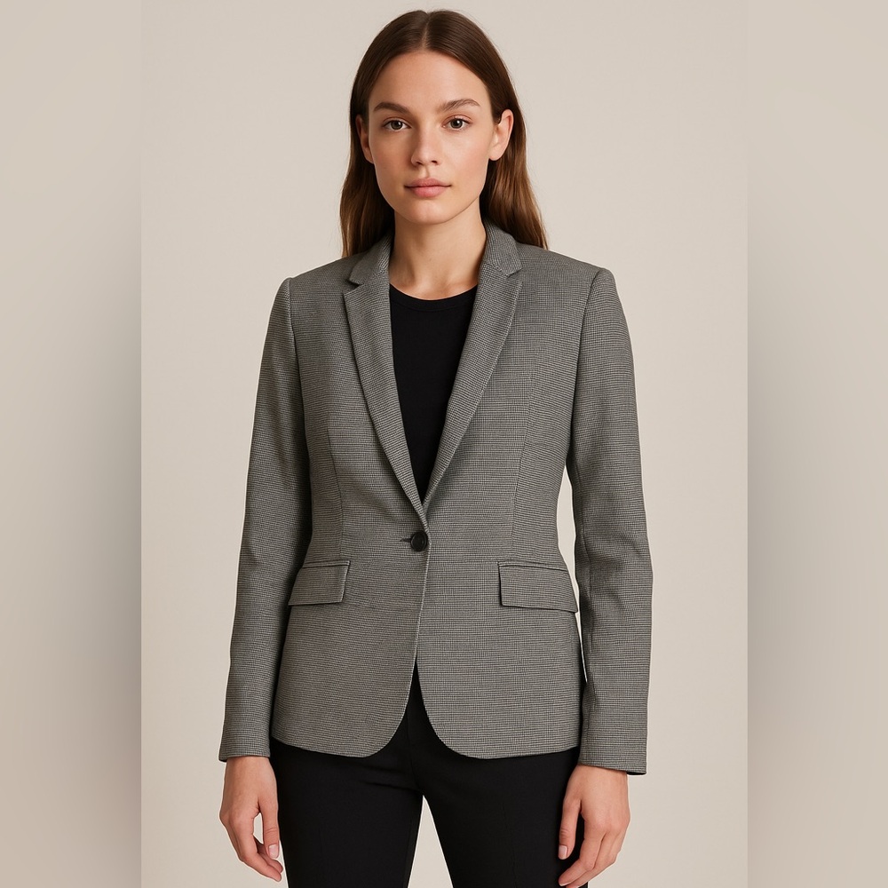 REISS NEELA CHECK JACKET ACADEMIA PREPPY COLLEGIATE BLAZER 6